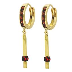 ALARRI 1.35 Carat 14K Solid Gold Worthwhile Garnet Earrings