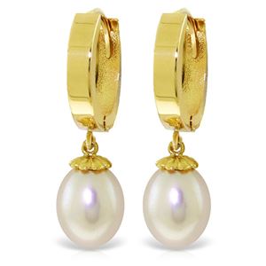 ALARRI 8 CTW 14K Solid Gold Bellissima Pearl Earrings