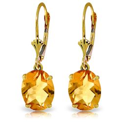 ALARRI 6.25 Carat 14K Solid Gold Encourage Citrine Earrings