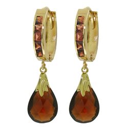 ALARRI 6.85 CTW 14K Solid Gold Changeling Garnet Earrings