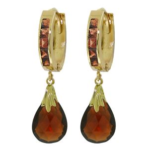 ALARRI 6.85 CTW 14K Solid Gold Changeling Garnet Earrings