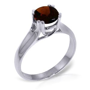 ALARRI 1.1 Carat 14K Solid White Gold Lucidity Emerald Ring