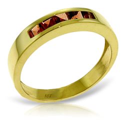 ALARRI 0.6 CTW 14K Solid Gold Heart's Misgivings Garnet Ring