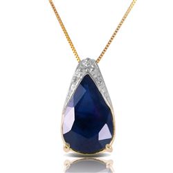 ALARRI 4.65 CTW 14K Solid Gold Never Timid Sapphire Necklace