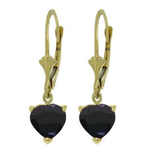 ALARRI 3.1 Carat 14K Solid Gold Cupid Intent Sapphire Earrings