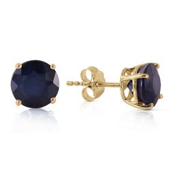 ALARRI 3.3 Carat 14K Solid Gold Once Upon A Love Sapphire Earrings