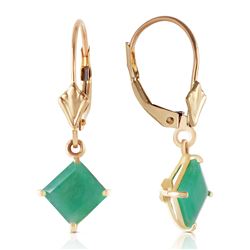 ALARRI 2.9 Carat 14K Solid Gold Kaylynne Emerald Earrings