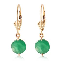 ALARRI 3.3 Carat 14K Solid Gold Prettygirl Emerald Earrings