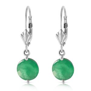 ALARRI 3.3 CTW 14K Solid White Gold Going Places Emerald Earrings