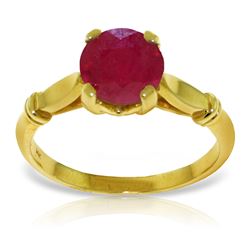 ALARRI 2 CTW 14K Solid Gold Replenishing Faith Ruby Ring