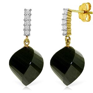 ALARRI 31.15 Carat 14K Solid Gold Strong Character Spinel Earrings