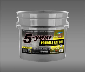 5-Year Pothole Patch: Highway Grade Concrete 25lb Bucket Kit