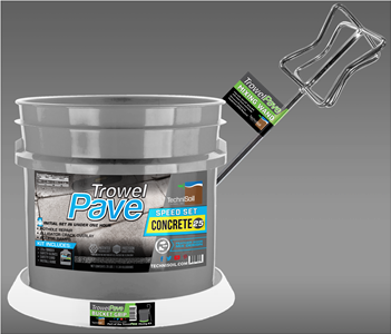 TechniSoil TrowelPave Concrete - Speed Set (25-pound bucket kit)