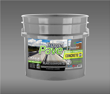TrowelPave Heavy Traffic Concrete 25lb Bucket Kit