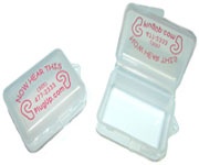 CLEAR EARPLUG CASE