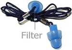 acoustic filtered earplugs with lanyard