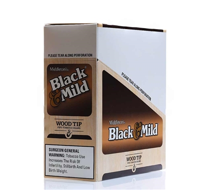 Black and Mild Regular Wood Tip 10/5PK
