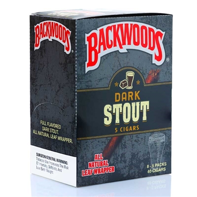 Backwoods cigars Dark Stout 5pk