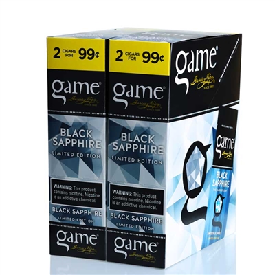 Game Black Sapphire Cigars $0.99