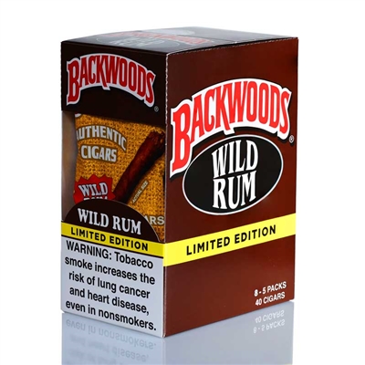 Backwoods Cigars Wild Rum 5pk