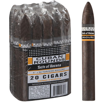 Cuban Rounds Cigar Torpedo M