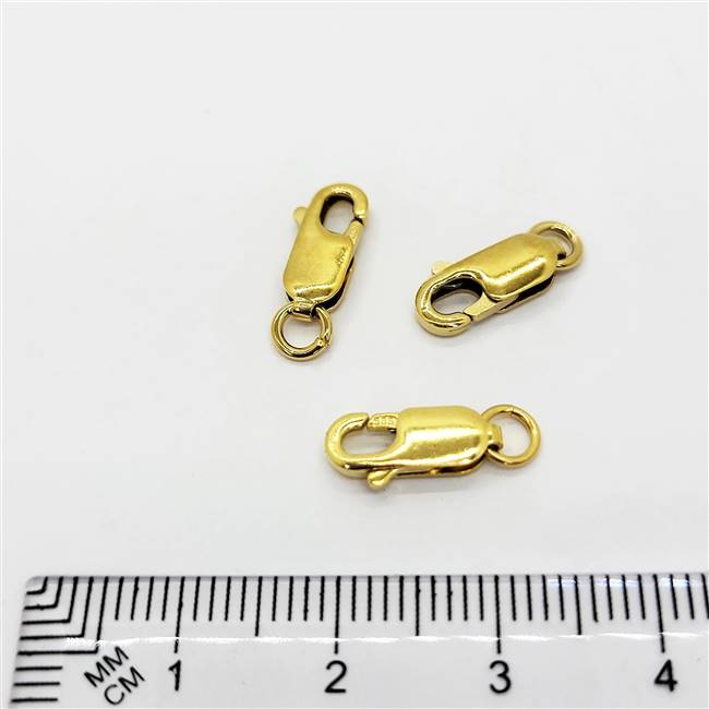 14k Gold Filled Clasp - Lobster with Open Ring #3 12mm x 4mm
