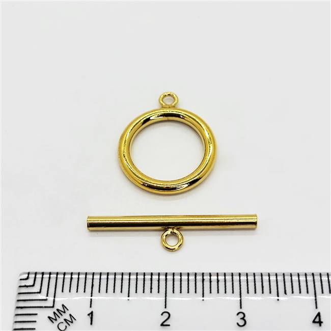 14k Gold Filled Clasp - Toggle 15mm