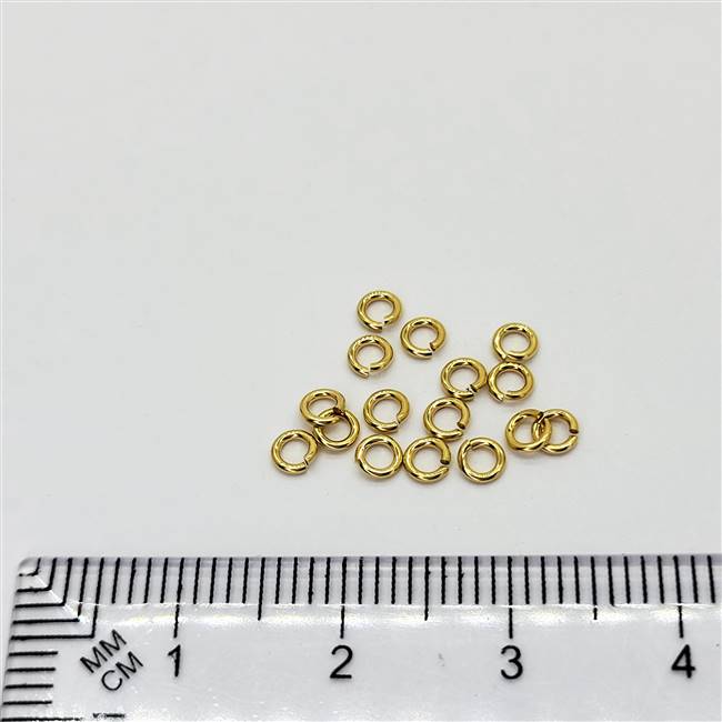 14k Gold Filled Jumpring - Open 3mm. 22 Gauge