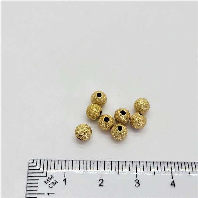 14k Gold Filled Bead - Stardust 5mm