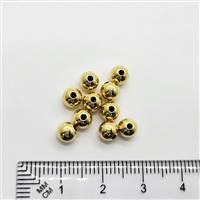 14k Gold Filled Bead - Round Seamless 5mm