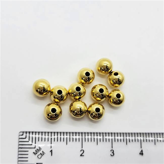 14k Gold Filled Bead - Round Seamless 6mm