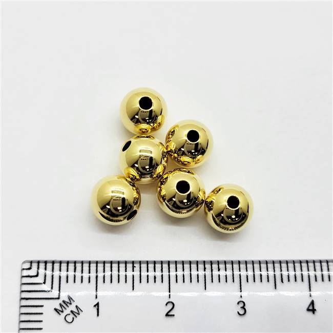 14k Gold Filled Bead - Round Seamless 7mm