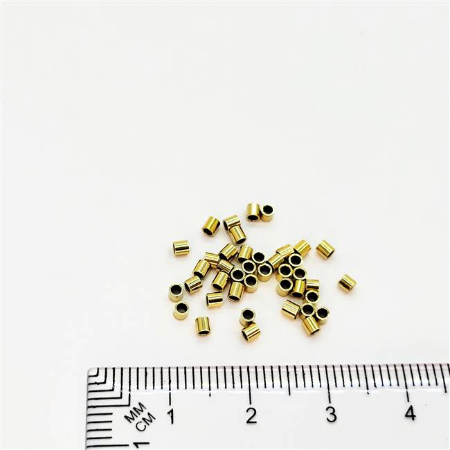 14k Gold Filled Crimp Bead - 2mm x 2mm