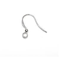 Sterling Silver Earwire - Ball (short)