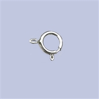 Sterling Silver Spring Ring 6mm - Open ring