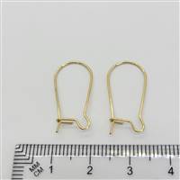 14k Gold Filled Earwire - Kidney #1 17mm