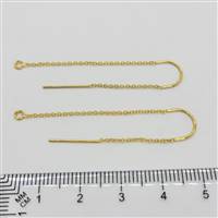 14k Gold Filled Earring - Threader with "U" Wire