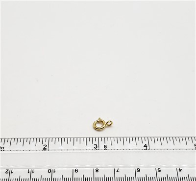 14k Gold Filled Clasp - Spring 7mm Open ring