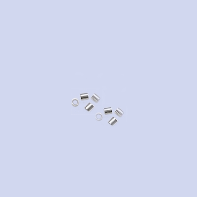 Sterling Silver Crimp Bead - 1x1mm Micro