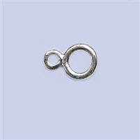 Sterling Silver Double Ring "8"  - Large 7mm