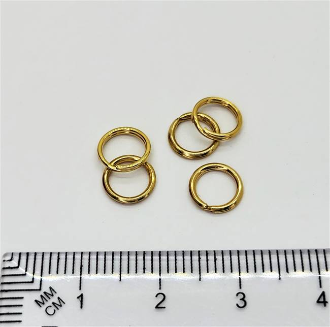 14k Gold Filled Jumpring - Split Ring 7mm