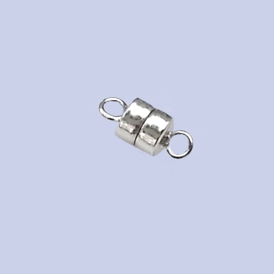 Sterling Silver Magnetic Clasp - Button shape 4.5mm