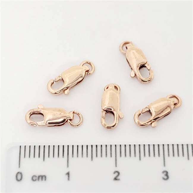 Rose Gold Filled Lobster - #3 12x4mm w/ring