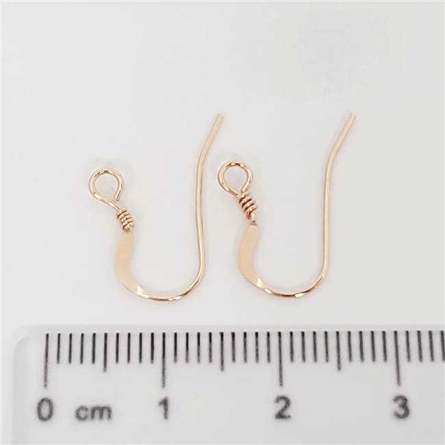Rose Gold Filled Earwire - Coil
