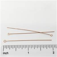 Rose Gold Filled Eyepin - 2 inch #24 Gauge