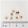 Rose Gold Filled Crimp Covers - 4mm