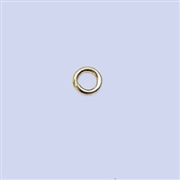 18k Gold over Sterling Silver Jumpring - Open 4.5mm Heavy Duty
