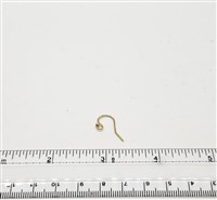 14k Gold Filled Earwire - Ball end. 21 Gauge