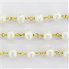 Vermeil Chain w/Pearl 5.5-6.0mm