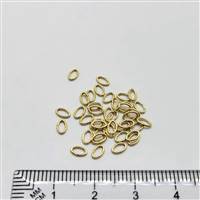 14k Gold Filled Jumpring - Oval Open #1 3x4.6mm